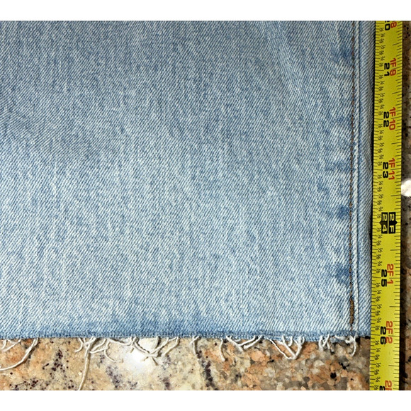 Madewell 20W Perfect Vintage Crop Light Wash Distressed Jeans NWT - Picture 7 of 9